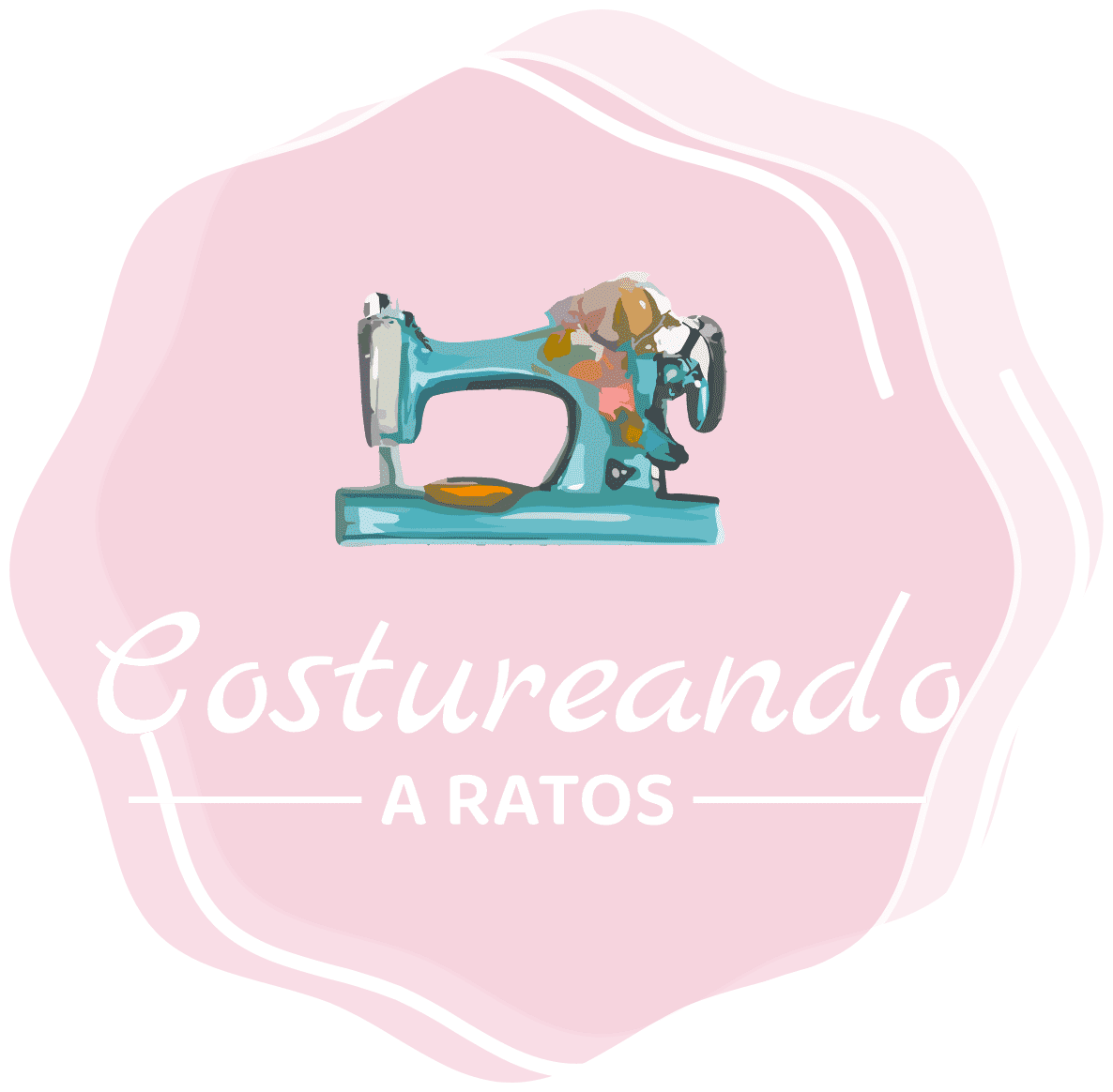 Costureando a ratos - Logo